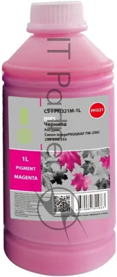 Чернила Cactus CS-I-PFI321M-1L PFI-321/121 1000мл для Canon imagePROGRAF TM-200/TM-205/TM-300/TM-30