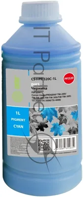 Чернила Cactus CS-I-PFI320C-1L PFI-320/120 голубой 1000мл для Canon imagePROGRAF TM-200/TM-205/TM-300/TM-30