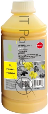Чернила Cactus CS-I-PFI320Y-1L PFI-320/120 желтый 1000мл для Canon imagePROGRAF TM-200/TM-205/TM-300/TM-30