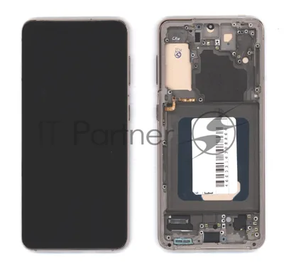 Дисплей для Samsung Galaxy S21 5G SM-G991B в сборе с тачскрином и рамкой TFT фиолетовый