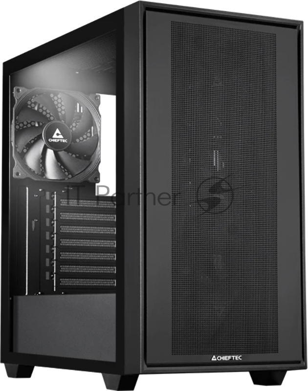 Компьютерный корпус Chieftec Night Hunter черный без БП ATX 4x140мм audio bott PSU