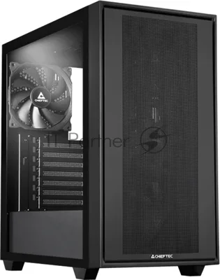 Компьютерный корпус Chieftec Night Hunter черный без БП ATX 4x140мм audio bott PSU