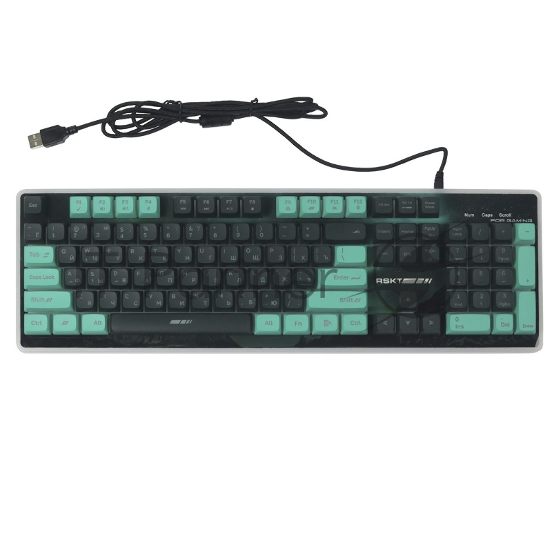 Клавиатура Raskat KG002 проводная, USB Type-A, чёрный