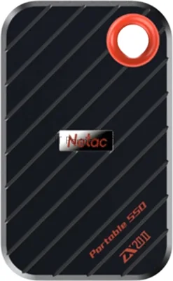 Внешний SSD Netac ZX20 II, 512 Gb, USB 3.2 Gen 2x2 Type-C, R/W 2000/1800, черный