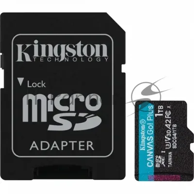 Флеш карта microSDXC 1Tb Kingston SDCG4/1Tb Canvas Go! Plus + adapter