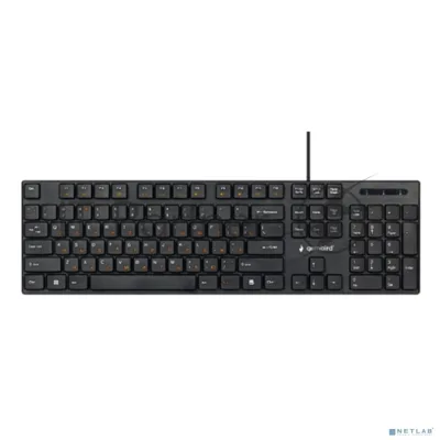 Клавиатура Gembird KB-250 проводная, USB Type-A, чёрный