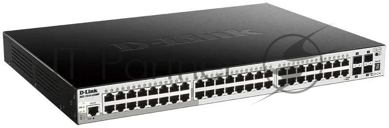 Коммутатор D-Link DGS-1510-52XMP/A2A, 48×1 Гбит/с + 4×10 Гбит/с SFP+, управляемый