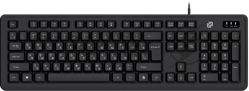 Клавиатура Oklick K175 проводная, USB Type-A, чёрный