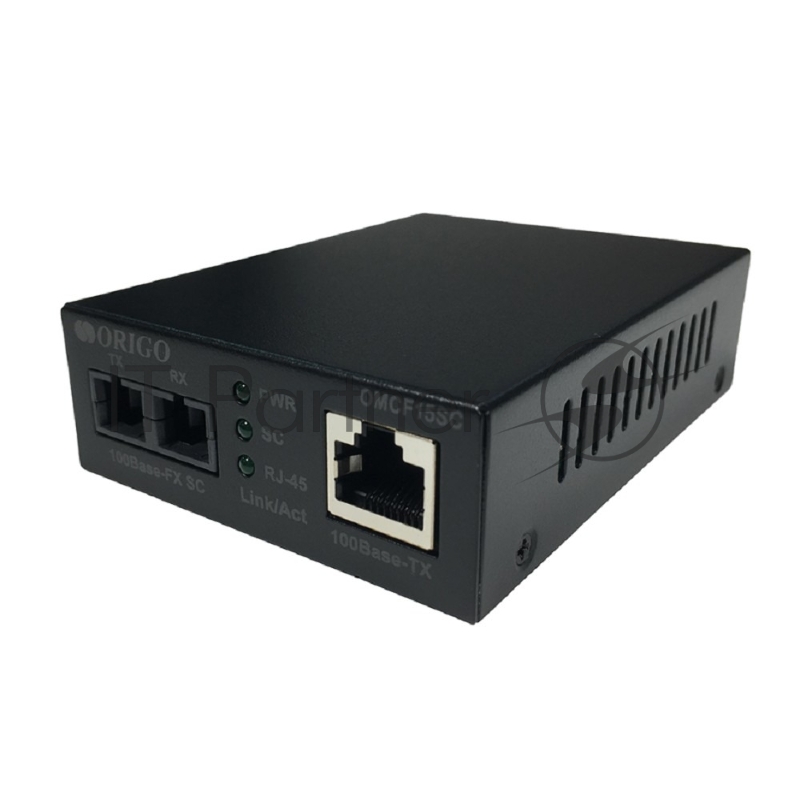 Медиаконвертер ORIGO OMCF15SC/A1A 100Base-TX/100Base-FX (SC), 1310 нм, одномод, до 15 км