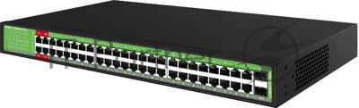 Коммутатор Digma DSP248G-2S-R800 V1, 48×1 Гбит/с + 2×1 Гбит/с SFP, неуправляемый