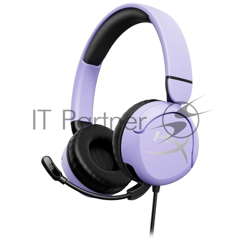 Гарнитура HyperX Cloud Mini Multi Lavender, беспроводная + проводная, Bluetooth, до 25 ч