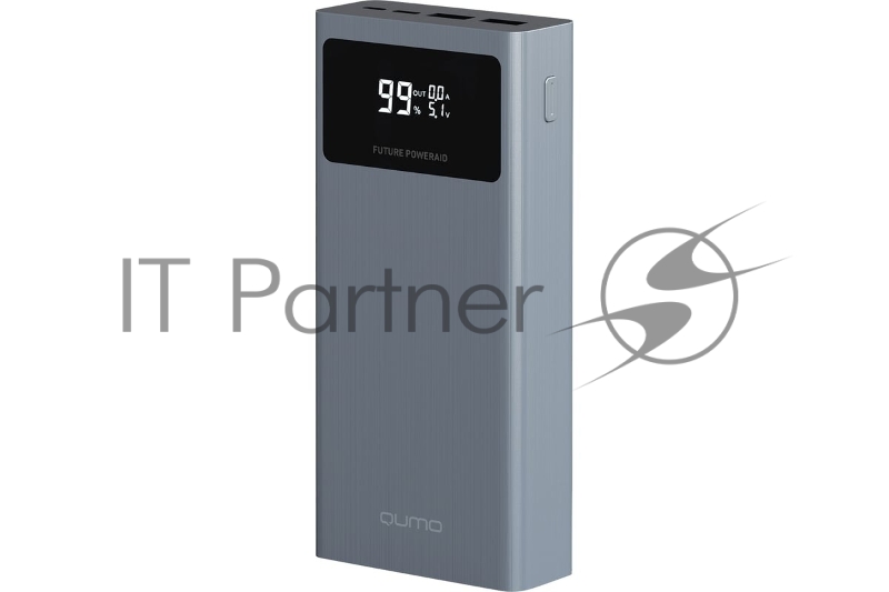 Портативный аккумулятор QUMO Future PowerAid 20000mAh темно-серый FPA-20C-S1