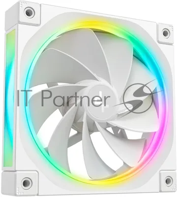 Вентилятор для корпуса Deepcool FL12R Wh Reverse ARGb 120х120x25 белый 4-pin 33.9дБ (R-FL12R-WHAPN1-G)