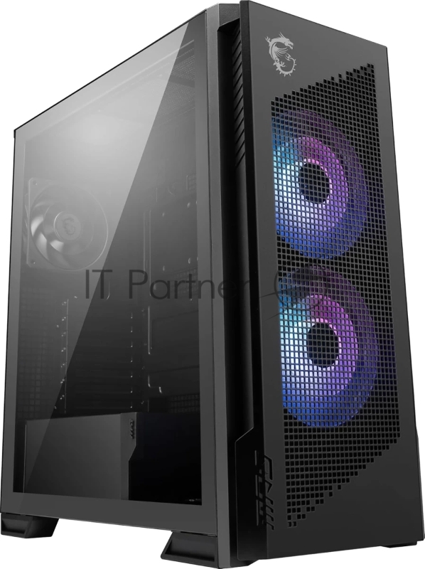 Компьютерный корпус MSI MPG VELOX 300R AIRFLOW PZ, Global, 2xUSB 3.2 Gen 1, 1xUSB 3.2 Gen2 Type-C,2x160мм ARGb Fan, 1x120мм