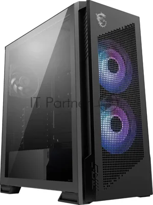 Компьютерный корпус MSI MPG VELOX 300R AIRFLOW PZ, Global, 2xUSB 3.2 Gen 1, 1xUSB 3.2 Gen2 Type-C,2x160мм ARGb Fan, 1x120мм