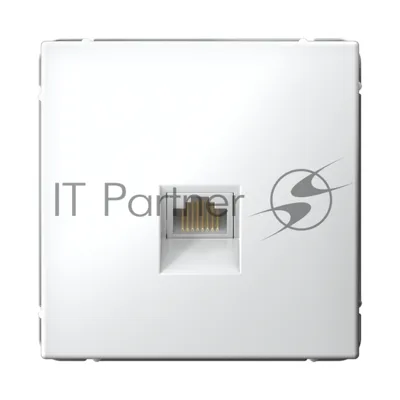 Розетка компьютерная SE GAL000183 ArtGallery RJ45 кат.5E механизм бел.