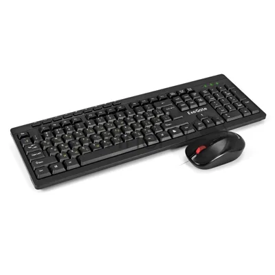 Комплект клавиатура+мышь ExeGate Professional Standard Combo MK260 беспроводной, USB, 1200 DPI, чёрный