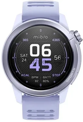 Умные часы Mibro GS Active2, 1.32" AMOLED, Bluetooth, NFC, WR50, фиолетовый