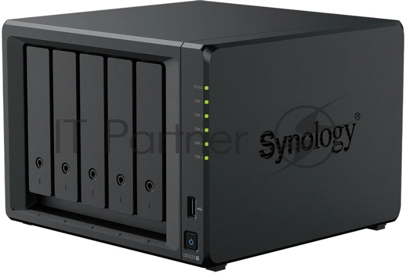 СХД настольное исполнение Synology 5BAY NO HDD USB3 DS1525+