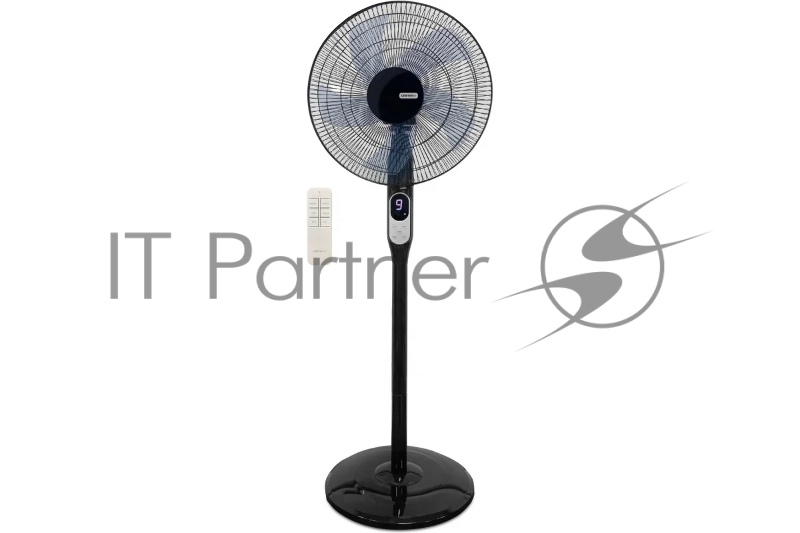 Вентилятор Centek CT-5036 чёрный/белый, напольный, 55 Вт, 3 скорости, 43 см