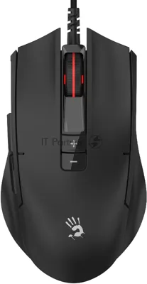 Мышь проводная A4Tech Bloody ES8 черный, 6000 dpi, USB Type-A, кнопки - 7