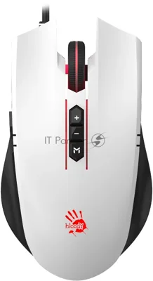 Мышь проводная A4Tech Bloody ES7 белый, 6000 dpi, USB, кнопки - 8