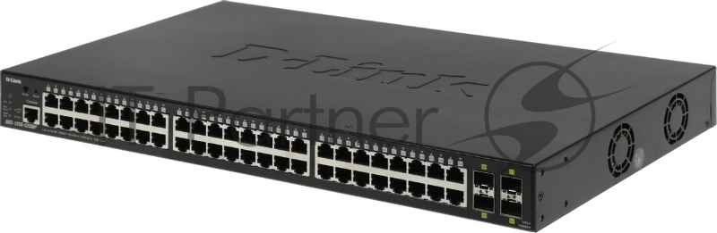 Коммутатор D-Link DGS-1250-52XMP/A1A, 48×1 Гбит/с + 4×10 Гбит/с SFP+, управляемый