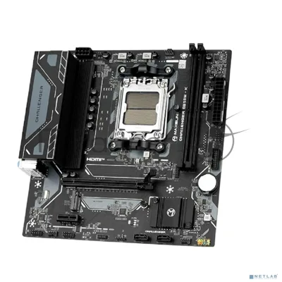 Материнская плата MAXSUN Challenger B850M-K, AM5, AMD B850, 2xDDR5, 2xSATA, 1xM.2, 1xPCIe 5.0 x16, HDMI, 1x1Gb LAN, 3x3.5 мм, 7.1, microATX
