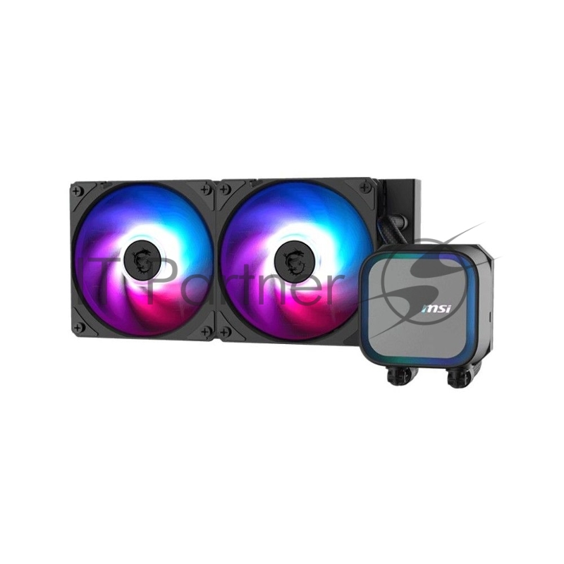 Система жидкостного охлаждения MSI MAG CORELIQUID A13 240 2x ARGb Fan, ARGb Block,