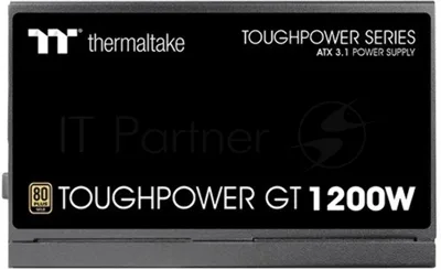 Блок питания Thermaltake Toughpower GT 1200W, 1200Вт, 80+ Gold, 120мм, модульный, черный