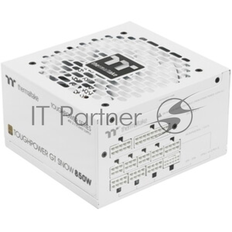 Блок питания Thermaltake Toughpower GT 850W Snow, 850Вт, 80+ Gold, 120мм, модульный, белый