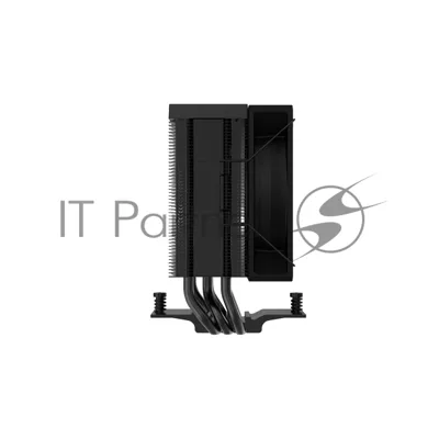 Кулер для процессора SAMA X30 (180W, 4-pin PWM, 133.5mm, 3x6mm, 1x100мм, 50.1CFM, 35.2dBA, 2600RPM, S: 1851/1700/1200/115X, AM5/AM4, черный)