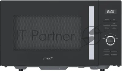 Микроволновая печь Vitek VT-MW1725 черный, 25 л, 900 Вт, переключатели - кнопки, поворотный механизм