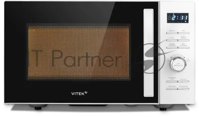Микроволновая печь Vitek VT-MW1825 белый, 25 л, 900 Вт, переключатели - кнопки, поворотный механизм