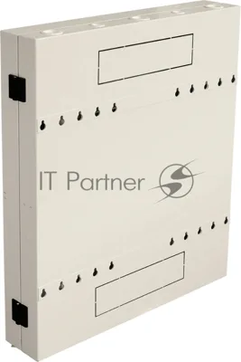 Шкаф коммутационный Lanmaster (TWT-CBVRT-2U-6X7-GY) настенный 2U 650x114мм пер.дв.стекл направл.под винты 68кг серый 19кг 741мм