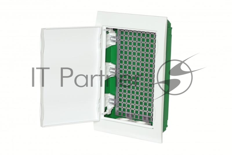Корпус встраиваемый City9 Box IT 3 ряда 36мод. 2 розетки с бел. дверцей SE EZ9E312P2FIT