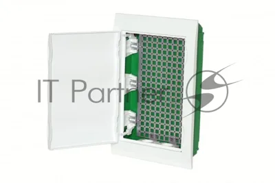 Корпус встраиваемый City9 Box IT 3 ряда 36мод. 2 розетки с бел. дверцей SE EZ9E312P2FIT