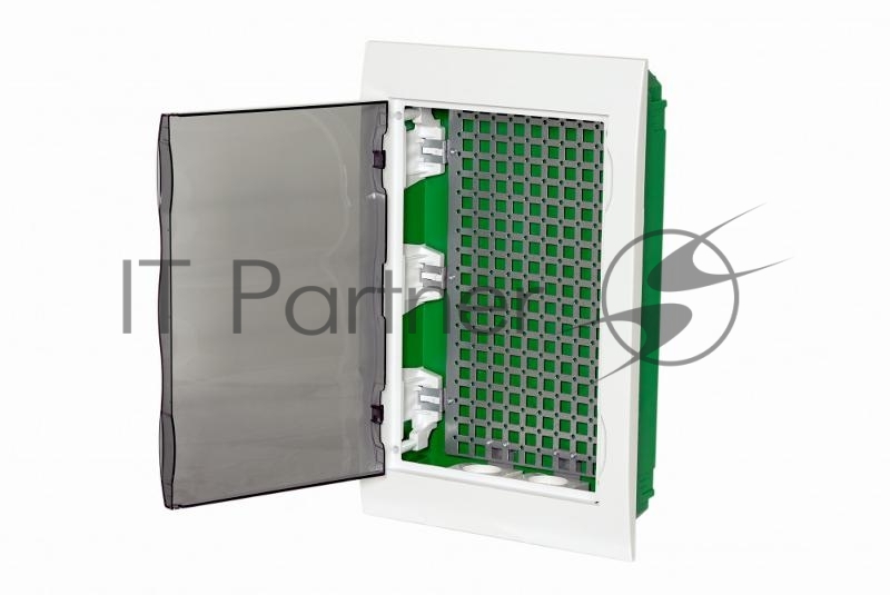 Корпус встраиваемый SE EZ9E312S2FIT City9 Box IT 3 ряда 36мод. 2 розетки с прозрачной дверцей