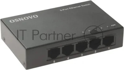Коммутатор Osnovo SW-5F 5x100 Мбит/с неуправляемый
