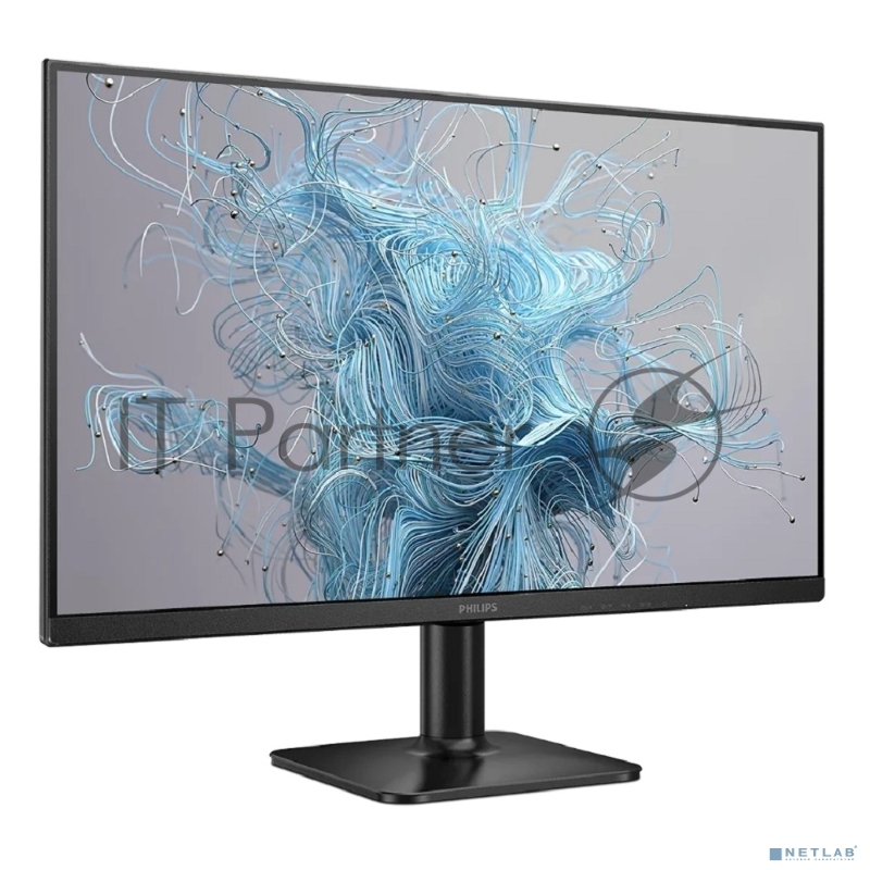 Монитор 23.8" Philips 24E2N2100 IPS 1920x1080, 120 Гц, 1 мс, 16:9, 300 кд/м², HDMI 1.4, VGA, Adaptive-Sync, черный