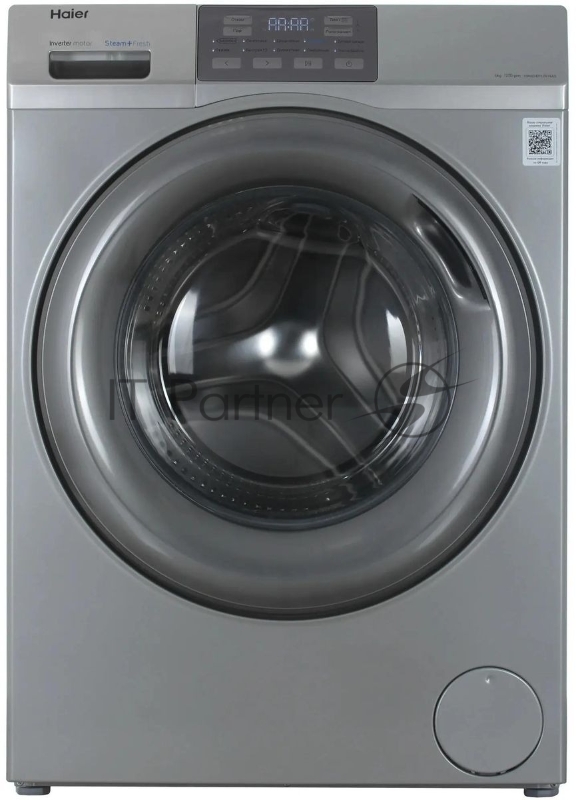 Стиральная машина Haier HW60-BP12919AS серебристый, загрузка фронтальная 6 кг, 1200 об/мин., класс: A+++