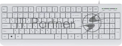 Клавиатура Acer OKW400 проводная, USB Type-A, белый