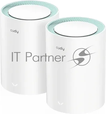 Бесшовный Mesh роутер Cudy M1500 (M1500(2-PACK)) AX1500 10/100/1000BASE-TX (упак.:2шт)