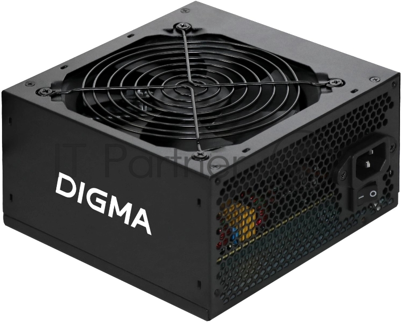 Блок питания Digma ATX DPSU-650W, 650Вт, 120мм, немодульный, черный