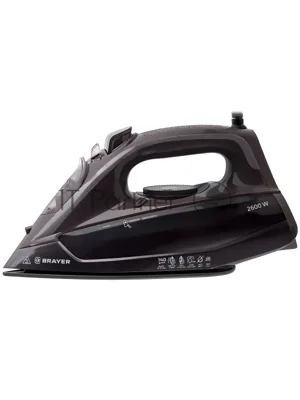 Утюг BRAYER BR4020 коричневый/черный, 2600 Вт, 25 г/мин, 140 г/мин, 380 мл