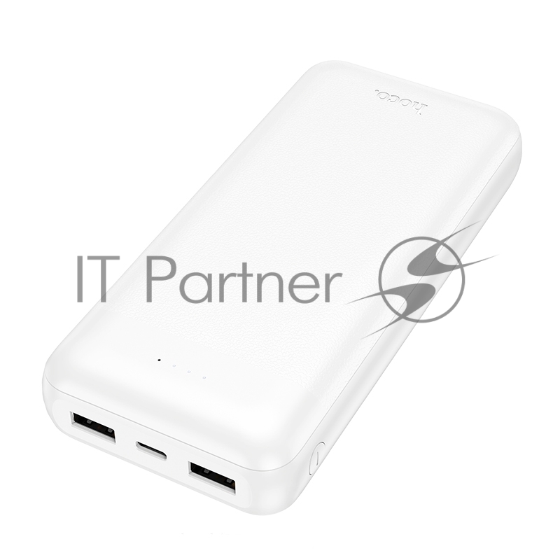 Портативный аккумулятор HOCO J153A 20000mAh 2USB+1Type-C+1micro USB 2.0A, белый
