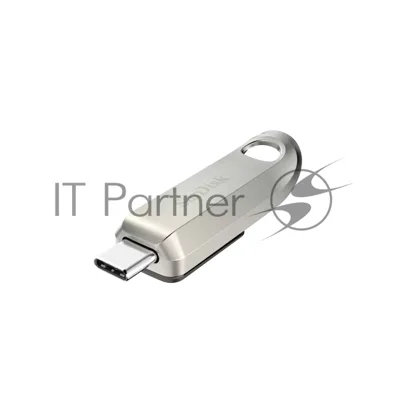 Флешка USB SanDisk Ultra Luxe (SDCZ75-032G-G46), 32Gb, USB Type-C, R/W 150/70, серебристый