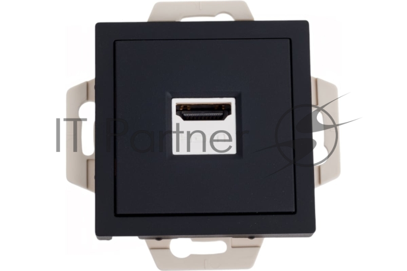 Розетка HDMI, механизм, карбон AtlasDesign
