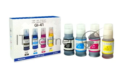 Чернила NVPrint GI-41 для принтеров Canon Pixma G1420/G2420, набор 4 цвета по 100 мл совместимые