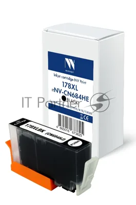 Картридж струйный NVPrint 178XL (NV-CN684HE) Black для HP Photosmart 6510/7510/B110/C8583 (24 мл) совместимый